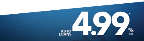 Auto Loan Rate 3.98%. Rate subject to change without notice. Terms and conditions apply.