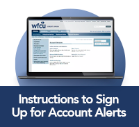 Instructions for Sign Up for Account Alerts