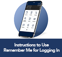 Instructions for Use Remember Me on Login